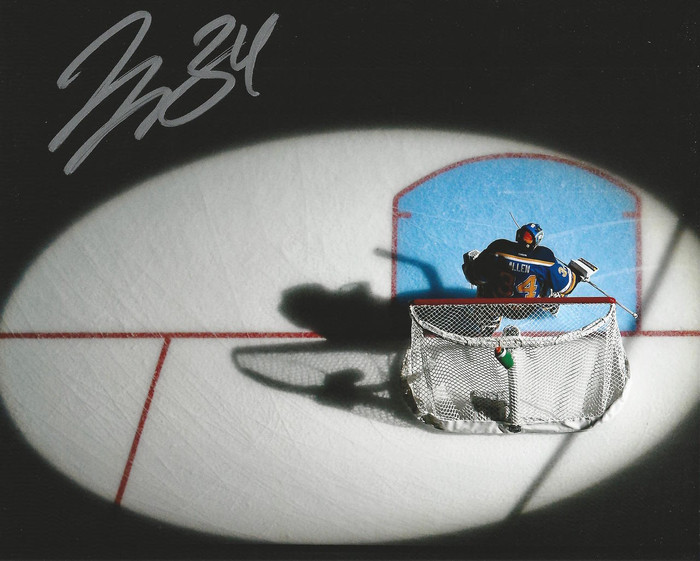 Jake Allen Aerial View Signed 8x10