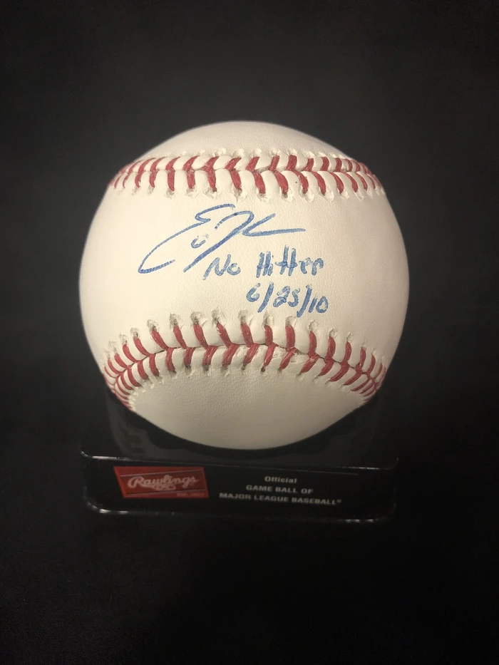 Edwin Jackson Signed OMLB w/ Ins.