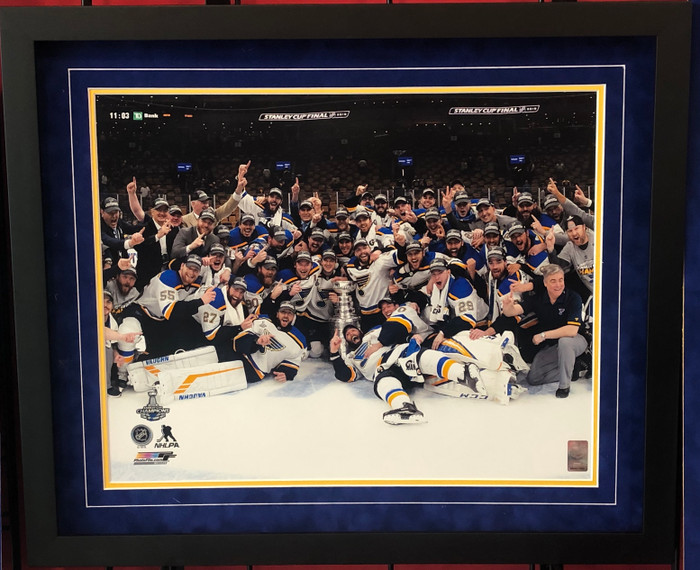 St. Louis Blues Celebration Framed 16X20