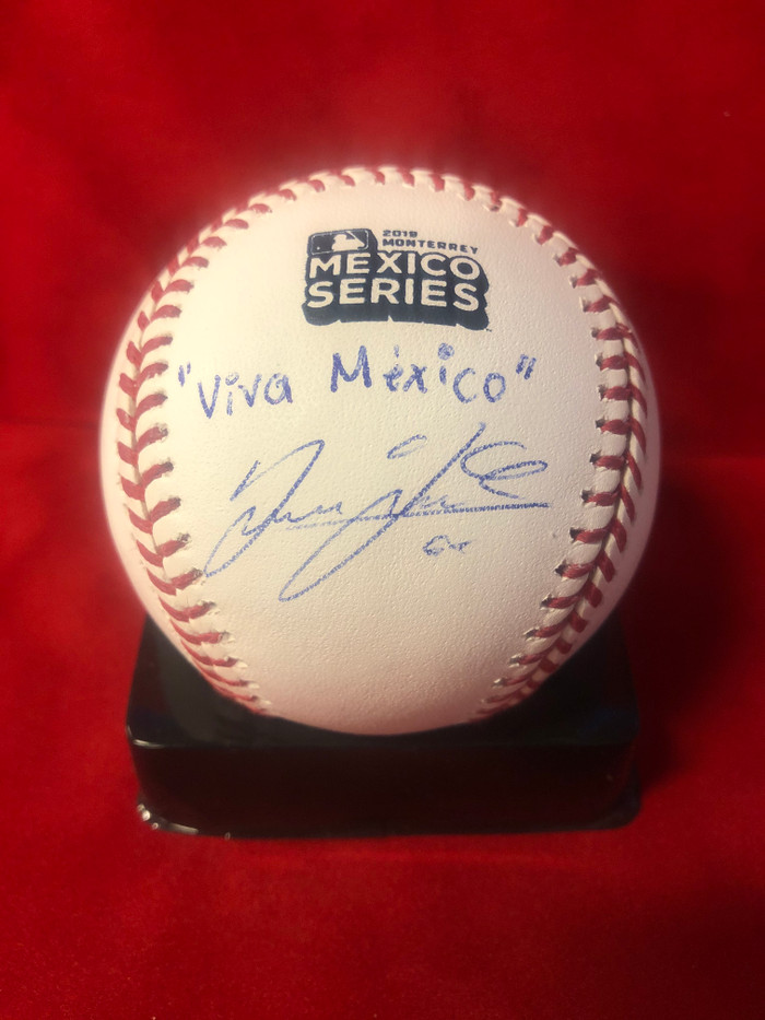 Giovanny Gallegos Signed 2019 Mexico Series OMLB