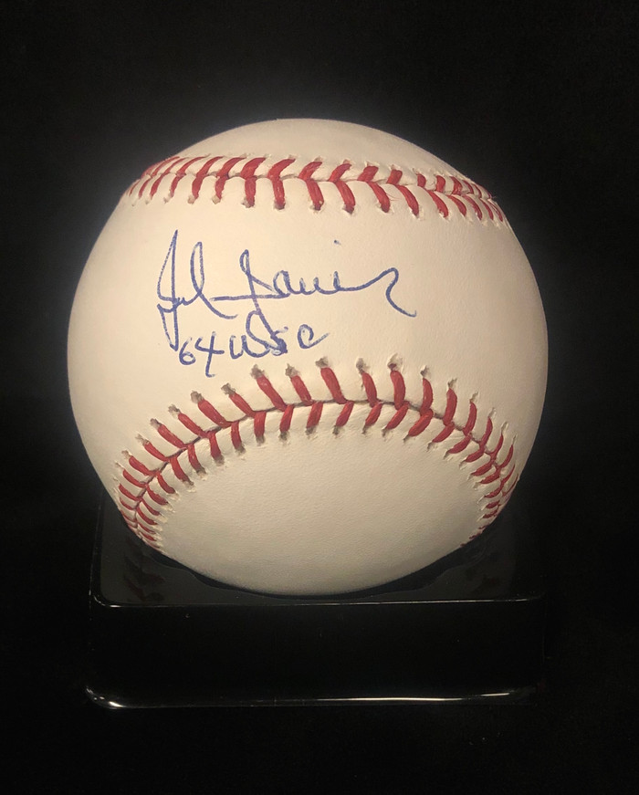 Julian Javier Signed OMLB w/ "64 WSC" inscription