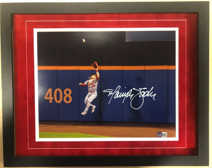 Harrison Bader Signed 11X14 IMG 2