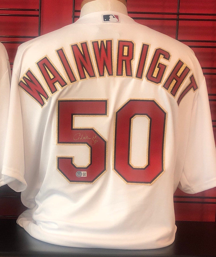 Adam Wainwright Signed 2006 World Series Champion Jersey