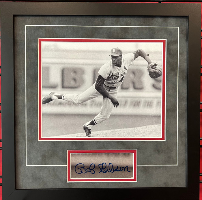 Bob Gibson cut auto custom