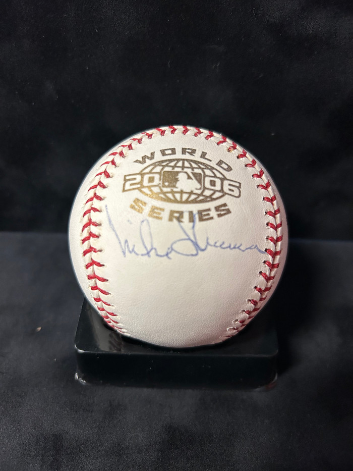Mike Shannon Signed 2006 World Series OMLB