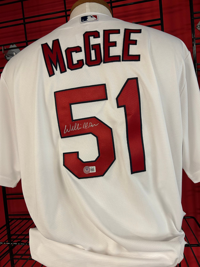 Willie McGee Signed Jersey