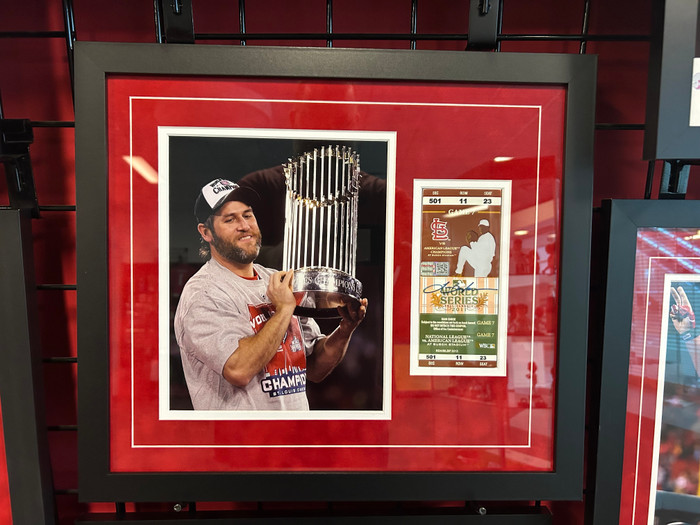 Lance Berkman Signed Ticket custom.