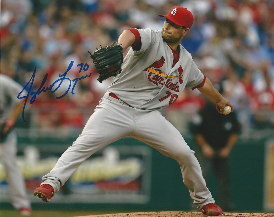 Tyler Lyons Windup Grey Uniform Signed Photo