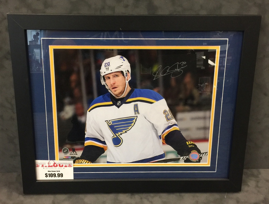 Alexander Steen St Louis Blues Faceoff Signed Framed 11x14