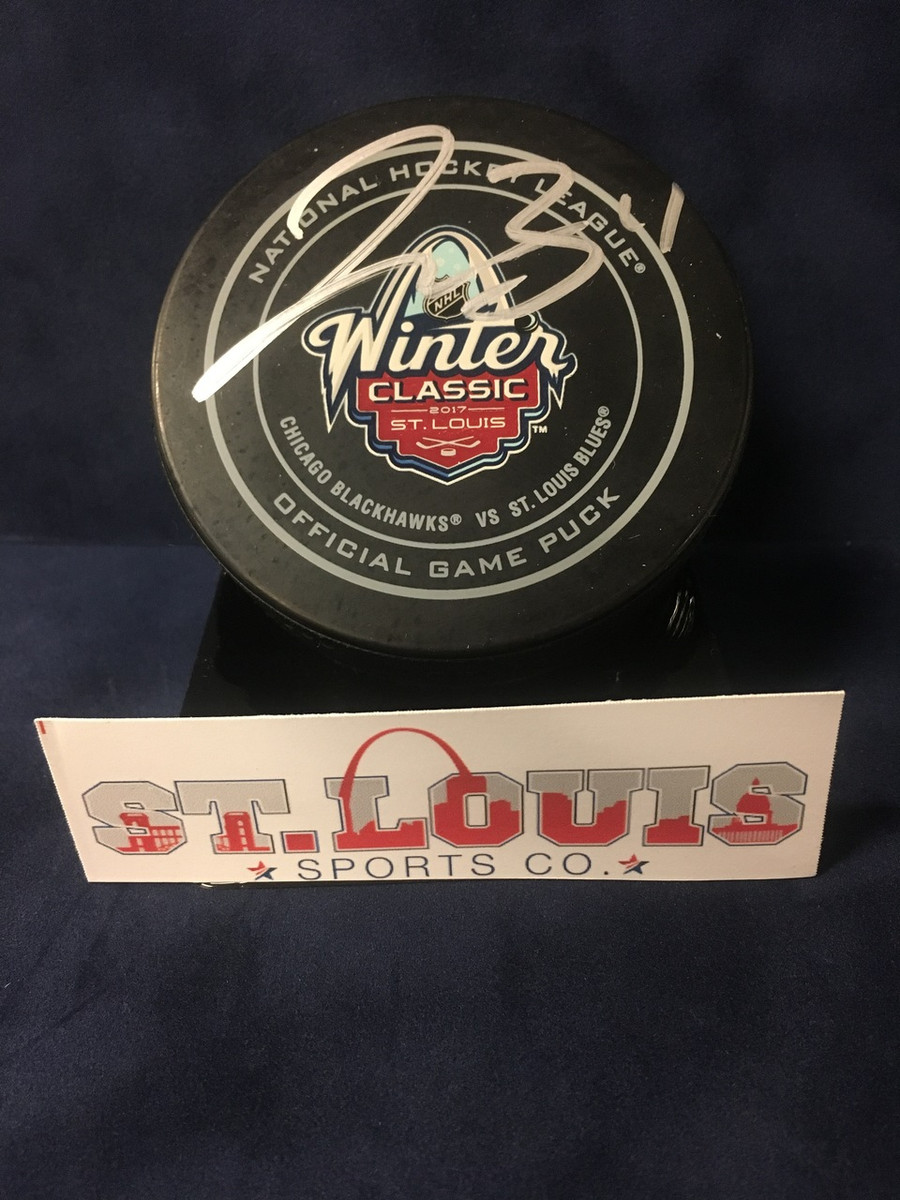 Jake Allen Signed Winter Classic Game Puck w/JSA
