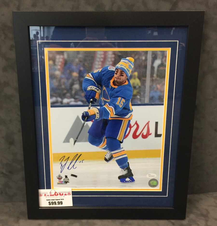 Robby Fabbri WC Beanie Signed Framed 11X14