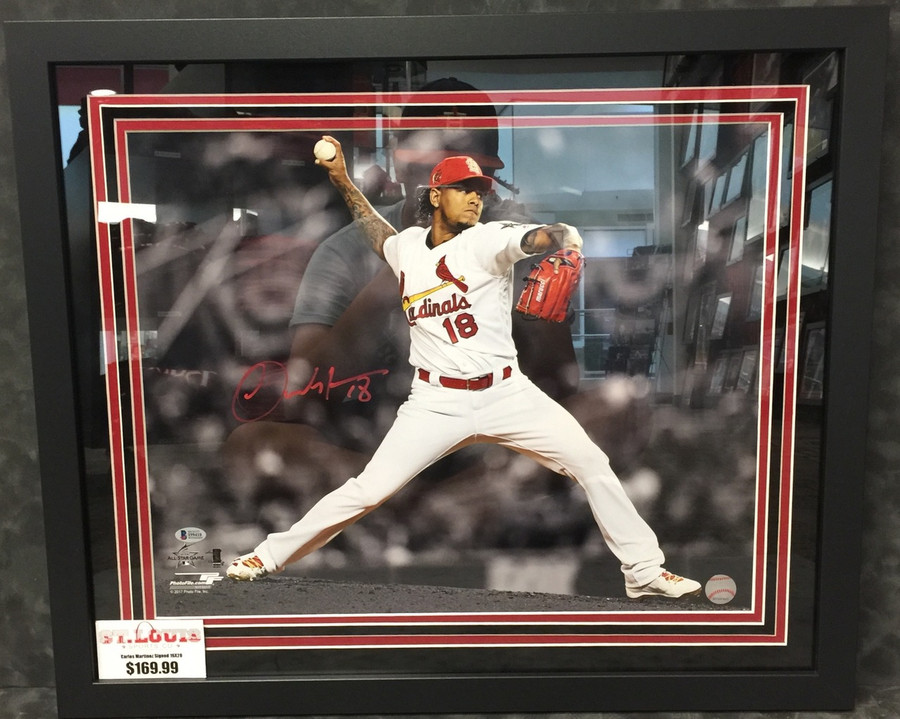 Carlos Martinez ASG Spotlight Signed Framed 16x20