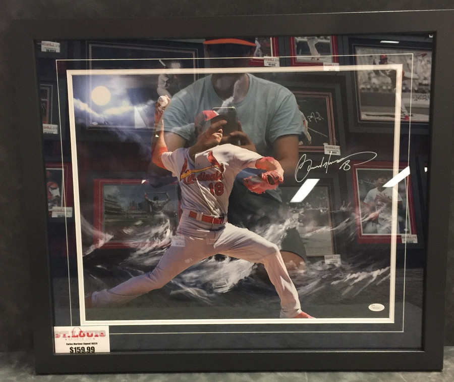 Carlos Martinez Tsunami Signed Framed 16x20