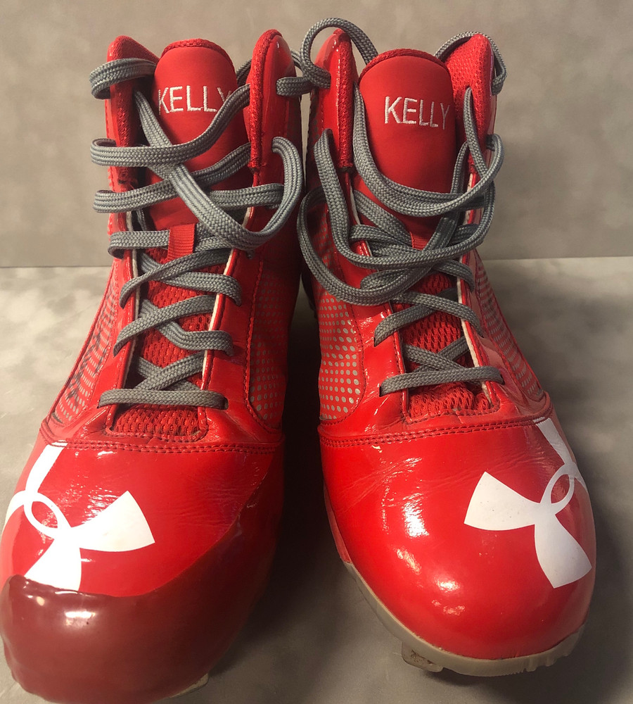 Joe Kelly Signed Game Used Cleats