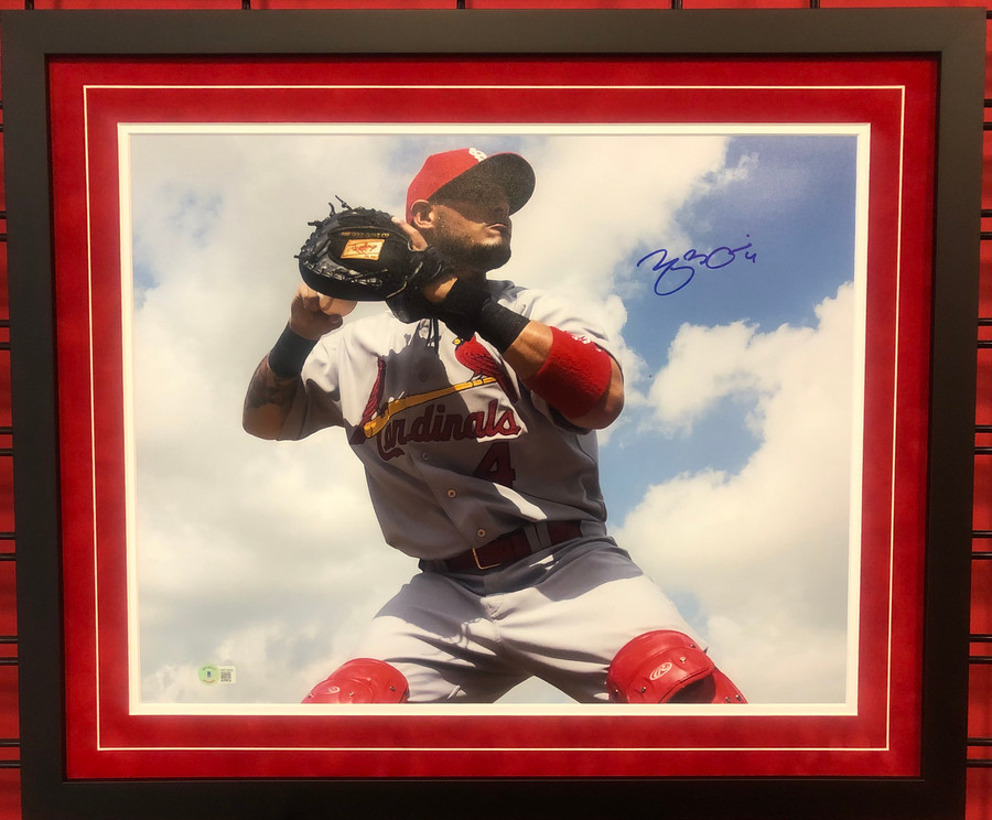 Yadier Molina Signed 16X20 IMG 3