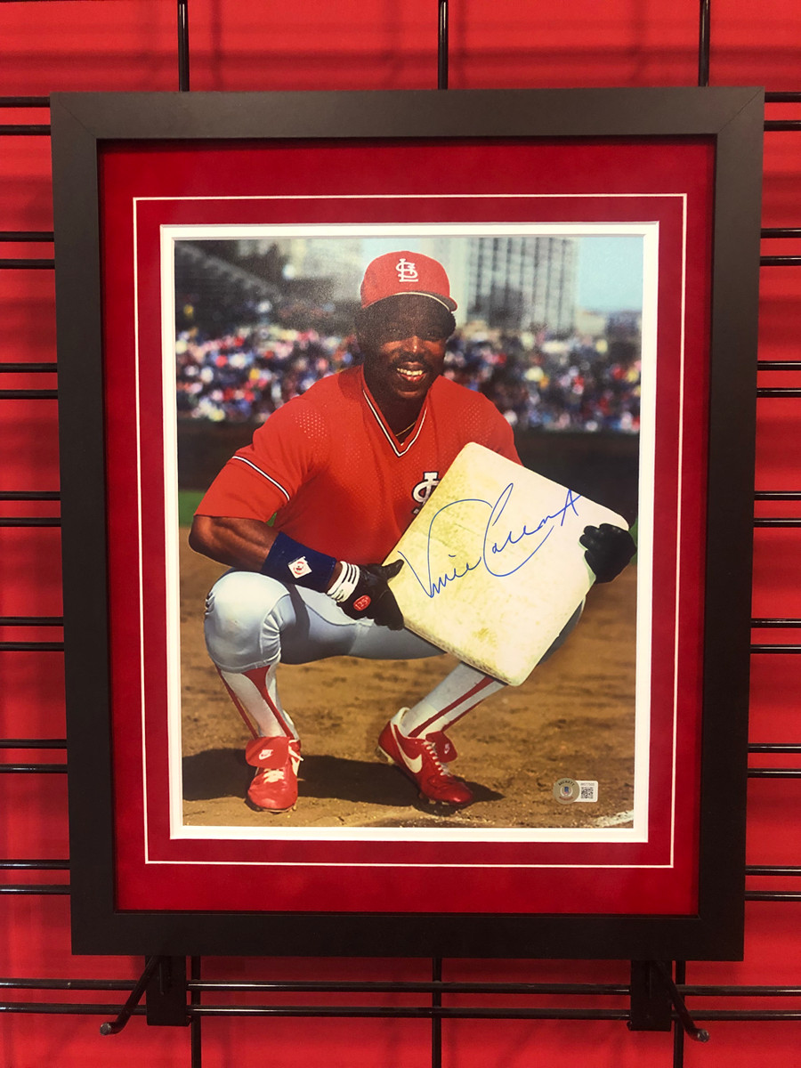 Vince Coleman Signed 11X14