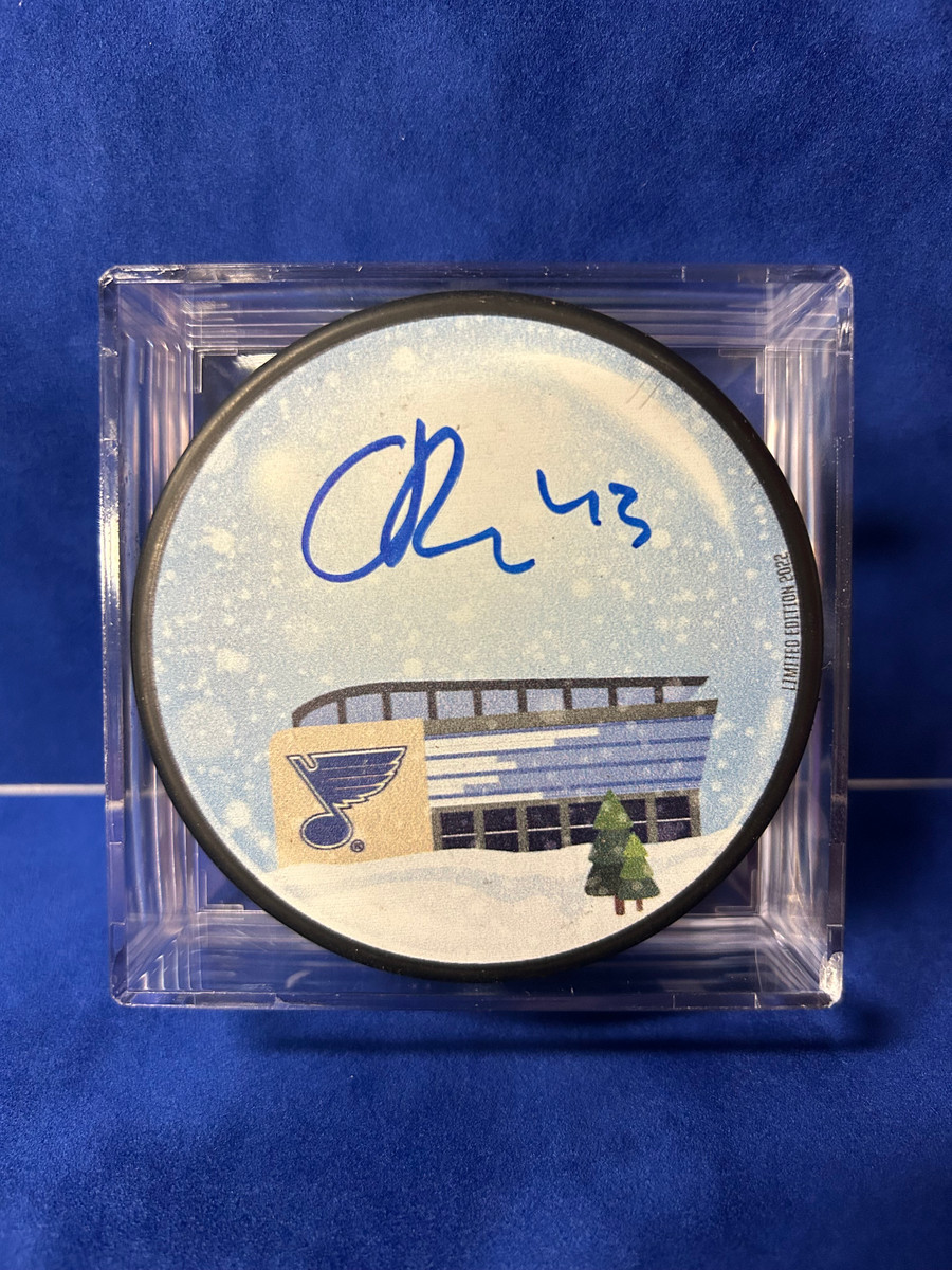 Calle Rosen Signed Blues 14 Fund Puck