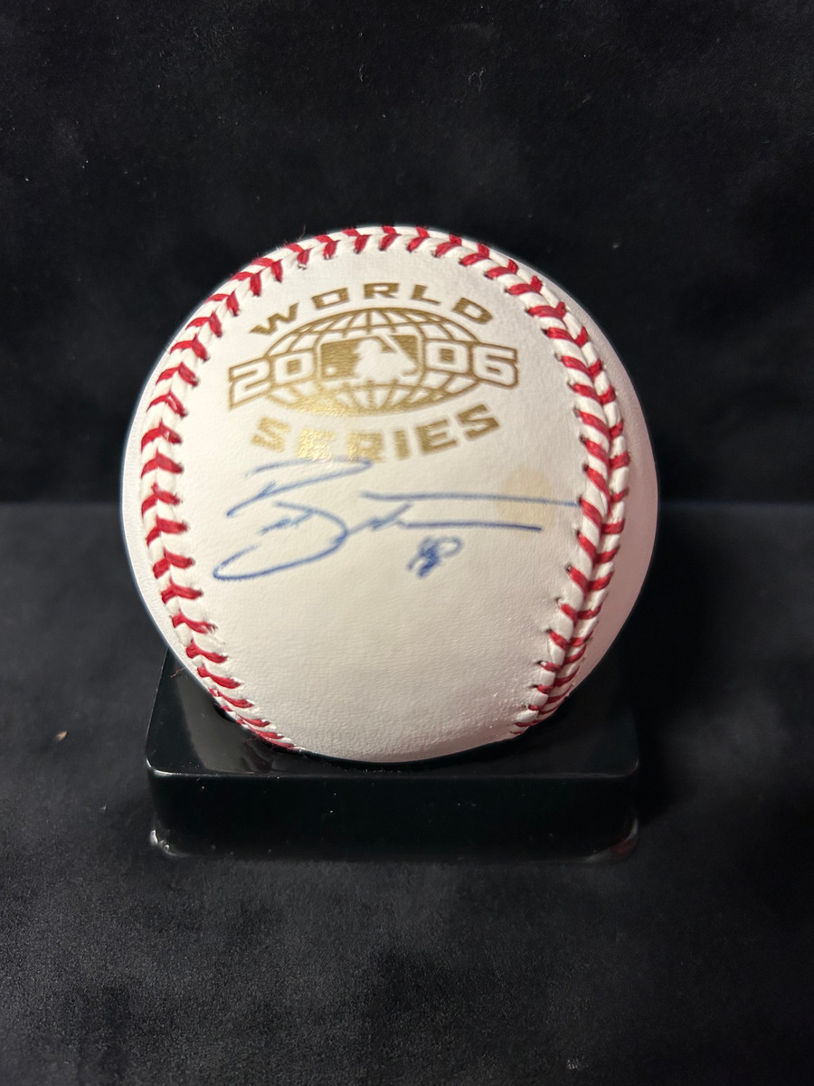 Brad Thompson Signed 2006 World Series OMLB