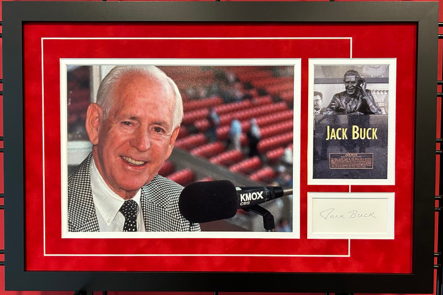 Jack Buck Signed Custom