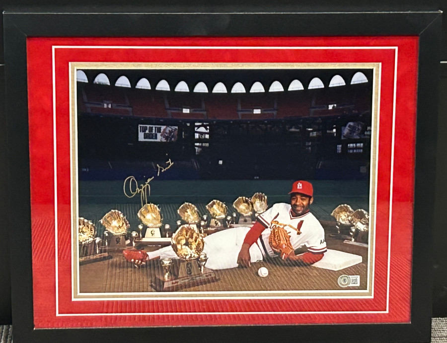 Ozzie Smith Signed 11X14