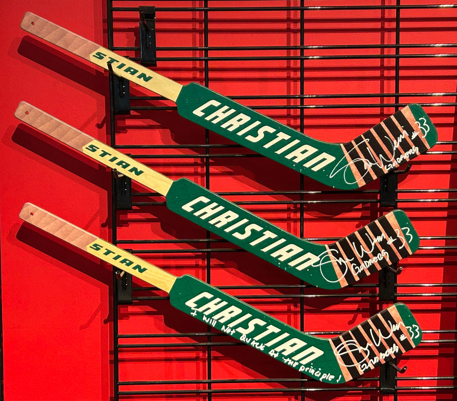 Shaun Weiss Signed Mini Goalie Stick