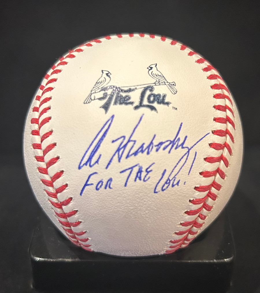 Al Hrabosky Signed and Inscribed St. Louis City Connect OMLB