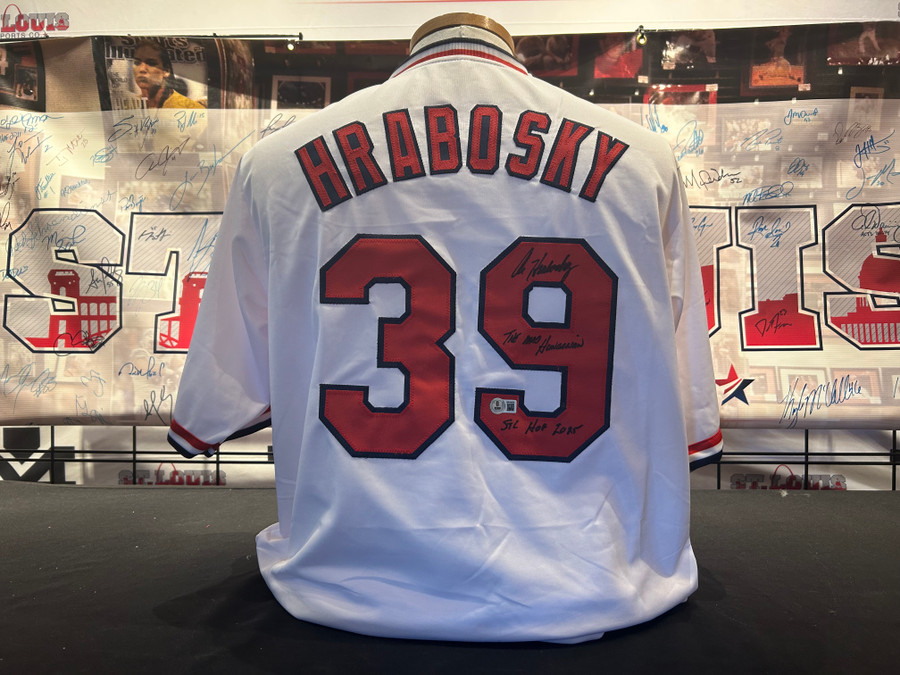 Al Hrabosky Signed & Inscribed Custom Jersey