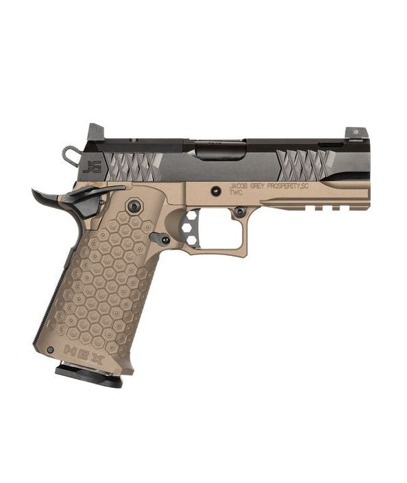 TWC Hex™, 9MM Handgun, 4.25" FDE Frame Ported
