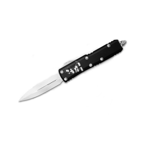 UTX-85 D/E OTF Knife Steamboat Willie Black Aluminum