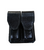 Hunter Double Clip Case Smooth Black Cowhide
