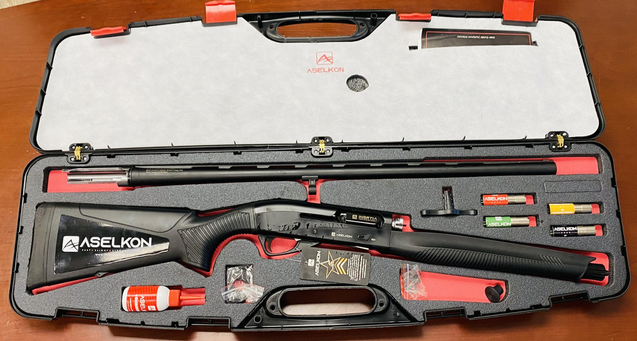 Aselkon RedStone RS1 Semi-Auto 12 Gauge Shotgun RS1-P28 Black
