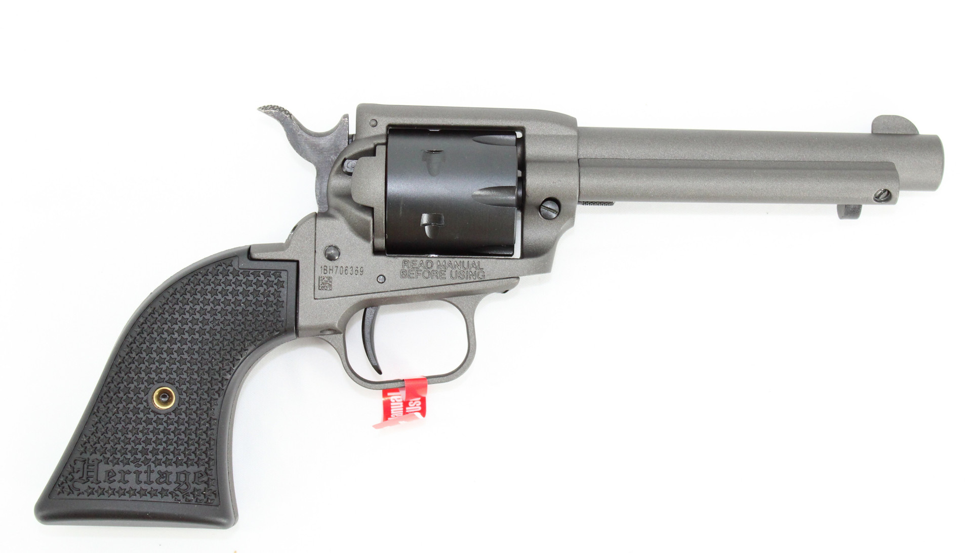 Heritage Manufacturing Rough Rider RR22C4 .22LR 4.75" 6 Rounds Tungsten/SBK