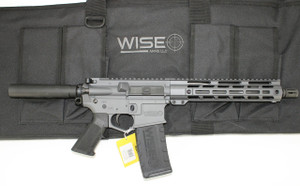 Wise Arms 10.5-556-SG Semi-Auto Pistol 10.5" 5.56x45mm 30+1 W/ 10" M-LOK Rail Sniper Gray