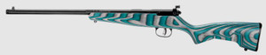 Savage Arms 13802 Rascal Youth .22 LR Bolt Action Rifle 16" Single Shot Teal/Gray