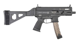 Grand Power Stribog SP9A3S-SB Semi-Auto Pistol 9mm 5" 30+1 SBT Brace Black