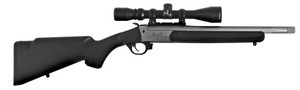 Traditions Firearms CR5-301130T Outfitter G3 Rifle .300 Blackout 16.5" Single Shot Black/Stainless Cerakote W/ 3-9x40 Scope
