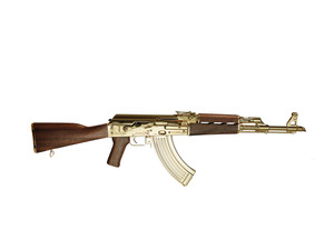 Zastava Arms ZR7762WMGL ZPAPM70 7.62x39 Semi Auto Rifle 16.3" 30+1 24k Gold Plated/Walnut Furniture