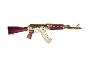 Zastava Arms ZR7762SRGL ZPAPM70 7.62x39 Semi-Auto Rifle 16.3" 30+1 24k Gold Plated/Serbian Red Furniture