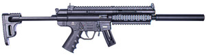 ATI GSG-16 GERGGSG1610 16.25" .22 LR Semi-Auto Rifle  10+1 Faux Suppressor Collapsible Stock Black