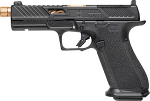 Shadow Systems SS-2009 DR920 Elite 9mm 5" Threaded Barrel 17+1 Black Nitride/Bronze TICN Spiral Fluted Barrel Optic Ready