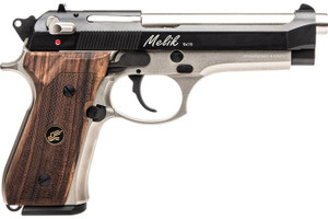 Rock Island MK9 Melik 9mm 4.90" 17+1 Stainless Steel/Black/Wood