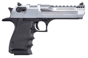 Magnum Research DE50L5BC Desert Eagle Mark XIX 5" .50 AE 7+1 Black/Brushed Chrome W/ Integral Muzzle Break