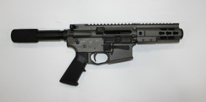 Brigade Manufacturing A091553B 9mm Forged 5.5" Barrel Cerakote Tungsten 5" Rail Mini Can