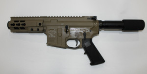 Brigade Manufacturing A091552B 9mm Forged 5.5" Barrel Cerakote FDE 5" Rail Mini Can