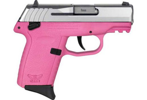 SCCY CPX-1TTPKG3 Gen 3 9mm 10+1 3.1" Stainless/Pink W/ Manual Safety