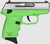 SCCY CPX-4TTLG .380 ACP 2.96" 10+1 DAO Stainless/Lime Green