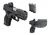 Taurus GX2 1-GX2P931-CK8 9mm 3.38" 13+1 T.O.R.O w/ x3 Magazines MFT IWB Kydex Holster & Viridian RFX11 Green Dot Sight Black