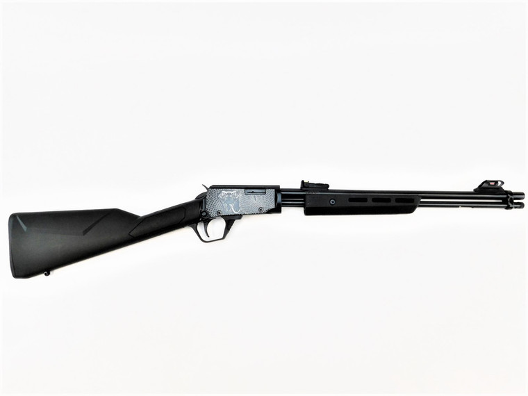 Rossi USA Gallery 22 RP2218SY-EN05 .22LR 18" 15+1 Pump Action Black Synthetic Engraved Snake