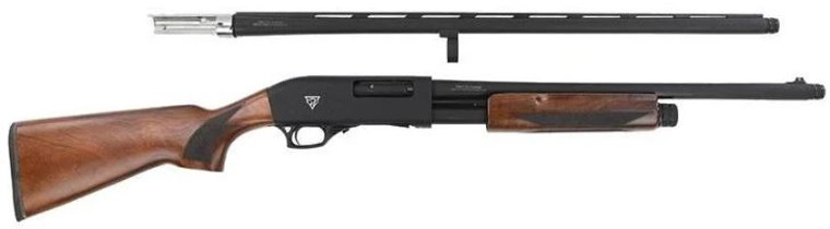 Puma 12 Gauge FRPPA122820WS Pump Action 2-In-1 20" & 28"  Barrel 4+1 Black & Walnut