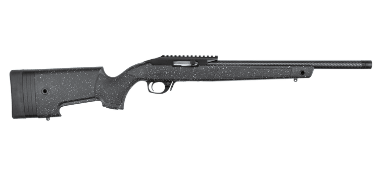 Bergara BXR002 BXR Carbon Semi-Auto .22LR 16.5" Fluted Barrel 10+1 Black/Gray Speck Cerakote